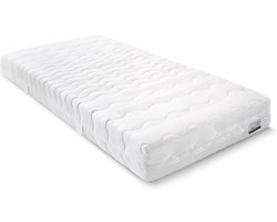 Beter Bed Pocketvering Matras met HR-schuimlaag - 310m² - 5 Zones - Silver Pocket Deluxe Foam - 90x200x22cm - 120kg