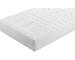 Ella-Sleep - Quartz Deluxe - 5 Zone - Eenpersoons - 90x200 - 21cm - Traagschuim matras - Anti-allergisch - Tencel