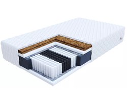 FDM® GRADO Matras 80x200 cm - Multi Pocketvering Matrassen Eenpersoons - Hoogte 19 cm H4 en H5 - Dubbelzijdig - 7 zones - Afritsbaar hoes wasbaar - Antiallergisch en Ademend - Öko-Tex gecertificeerd