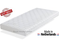 Goedkoop Matras 70x180 x14 cm Comfort schuim met anti-allergische wasbare hoes. Royalmeubelcenter.nl ®