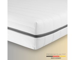 Koudschuim matras 100x200 - orthopedisch matras - 7 zones - hardheid stevig - comfortabel matras - ademend - 15cm- Eenpersoonsmatrassen 100x200