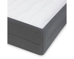 Koudschuim matras 90x190 cm - Gemiddeld - Matras 7 zones - Ergonomisch - Ademende Koudschuim matras 90x190 - Matras 90 x 190 cm eenpersoons - Hoogte 17 cm - Mister Sandman Matrassen 90 x 190 cm