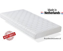 Ledikant Matras 90x195x10 cm Comfort schuim met anti-allergische wasbare hoes. Royalmeubelcenter.nl ®