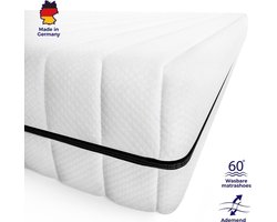 Matras - 140x200 - 7 zones - koudschuim - premium plus tijk - 15 cm - hard