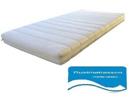 Matras 70x170 x14cm met anti-allergische wasbare Badstof hoes met rits