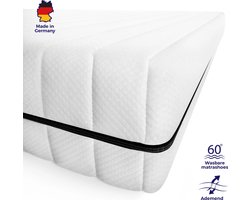 Matras 90x190 - Koudschuim - Kindermatras - 15 cm Hoog - Premium Tijk - Gemiddeld