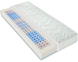 Matras 90x200 - pocketvering kern matras H2 H3 - hoogte ca. 22cm - omkeerbaar matras 90x200cm met hoogwaardige pocketvering kern en Greenfirst® hoes - zacht - Eenpersoonsmatrassen 90x200