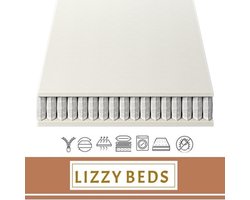 Pocket Comfort 3000 XXL - Pocketvering Matras - 80x200x25 - Lizzybeds