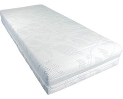 Slaaploods.nl Princess - Micro Pocketvering Matras - Traagschuim Afdeklaag - 70x210x25 cm - Medium