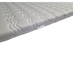 Topdek Topper Matras Koudschuim Premium 90x200 let op!! nu 9cm dik ipv 7cm