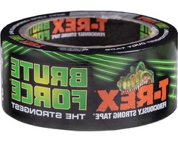 Brute Force Duct Tape - Zwart, Waterdichte Backing, Heavy Duty, 48mm x 9.1m