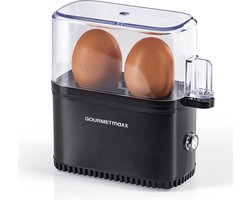 GOURMETmaxx eierkoker compact 2.0 - zwart mat