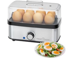 ProfiCook EK 1275 - Eierkoker - 8 eieren - omelet en pocheerfunctie