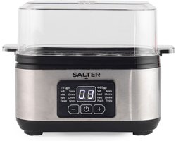 Salter 3 in 1 Digitale Eierkoker - Omeletmaker - 6 Eieren Capaciteit - LED-display, 430W