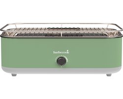 Barbecook E-Carlo elektrische tafel BBQ Paris Green 42,5x33x16,5cm