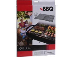 BBQ Barbecue RVS grillplaten - 2 stuks