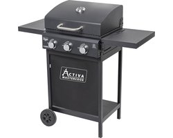 Gasbarbecue met 3 branders en verchroomd grillrooster – 8,1 kW