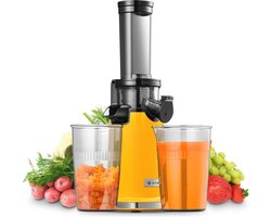 Mini Slowjuicer met Achteruit-Kauwfunctie - Multifunctionele Fruitpers