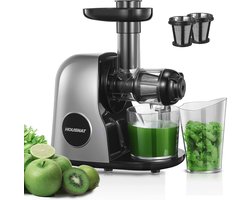 Professionele Slow Juicer voor Groenten en Fruit - Stille Motor en Gemakkelijk te Reinigen