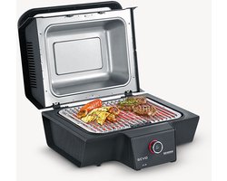 Severin PG 8106 SEVO GT - Elektrische barbecue - Grill voor binnen en buiten - 3000 W - 80-500 °C