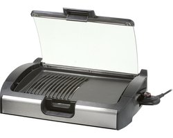 Steba VG200 | Elektrische Barbecue | Tafelgrill | met glazen deksel | 29x40 cm | 2200 Watt