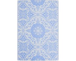 vidaXL - Buitenkleed - 140x200 - cm - polypropeen - babyblauw