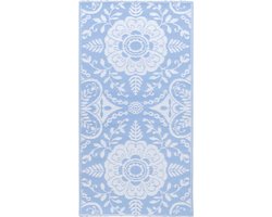 vidaXL - Buitenkleed - 80x150 - cm - PP - babyblauw