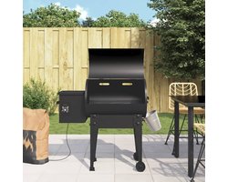 vidaXL Pelletbarbecue 94 cm ijzer zwart