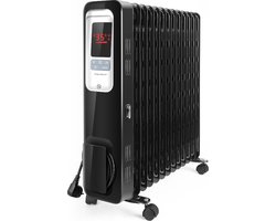 Aigostar Oil Monster 33JHH - Olieradiator 2500 watt – Oliegevulde radiator - Elektrische Kachel - Zwart