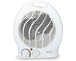 alpina Ventilatorkachel - Draagbaar - 2000 Watt - 2 Warmtestanden - Anti-Oververhitting - Wit