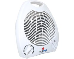 ElixPro - Ventilatorkachel - Elektrische kachel - 2 warmtestanden - 2000Watt- Wit