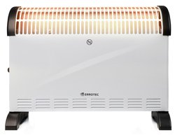 Errotec Elektrische Kachel - Convector Kachel - Convector Heater - Kachel Wit - Geschikt voor ruimte tot 22 m² - 750/1250/2000 watt - Verstelbare thermostaat - Bescherming tegen oververhitting - Reinigbare kachel - In Nederland NEN3140 gekeurd