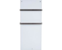 Eurom Sani 600 Comfort Infraroodpaneel badkamer 115x46.5cm Wifi 600watt Glas Wit