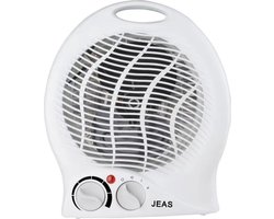 Jeas - Ventilator kachel - 2 warmtestanden 1 ventilatorstand - Vrijstaand - Tot 24m²