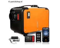 Kachel/Verwarming alles in 1, 8KW 12V/24V/230V Diesel Standkachel Met Afstandsbediening, Bluetooth, LCD Monitor voor RV, camper, Vrachtwagens, Boten, Auto’s