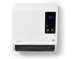 Nedis Badkamer verwarming - 2000 W - Instelbare thermostaat - 2 Verwarmingsmodi - IP22 - Afstandsbediening - Wit