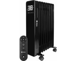 Niceey Smart Olieradiator - Elektrische Kachel - Oliegevulde Radiator - Verwarming - Per App Bedienbaar - Met Afstandsbediening - Met Timer - 3 Standen - tot 2000W - Zwart