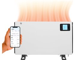 PEREL Smart heater - 2000W - verbinden met Android of iOS - Tuya