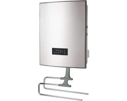 TECNOLUX - Badkamer verwarming met handdoekdroger. Bagno Flat, IP21 1000/2000W - BHFL2000TOW