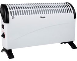 Tristar KA-5914 Convector Kachel - 3 warmtestanden 650W/850W/1500W, Timer - Regelbare Thermostaat, Geruisloos en Compact - Veilig met Oververhittingsbeveiliging - Wit