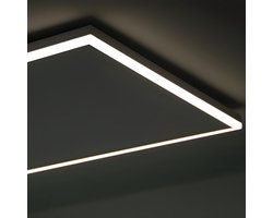 Verwarmbewust - Infrarood Verwarmingspaneel met Verlichting - 400W - 63x65cm - Inclusief Thermostaat - Dimbaar