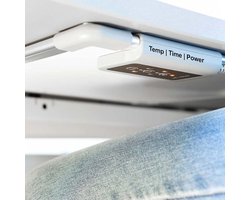 VH infrarood paneel voor montage onder bureau of tafel - 215 Watt - 3 warmte standen - Timerfunctie - inclusief voetjes