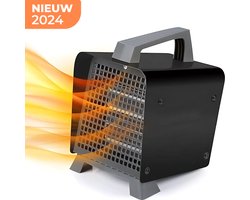 Ye® Pro - Elektrische Kachel - Elektrische Verwarming voor Binnen - Ventilatorkachel - Keramische Kachel - Heater - 3 Standen - 2000W - Zwart - PRO versie