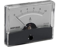 Analoge Paneelmeter Voor Dc Stroommetingen 10A Dc / 60 X 47Mm