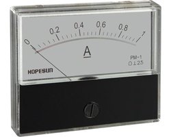 Analoge Paneelmeter Voor Dc Stroommetingen 1A Dc / 70 X 60Mm