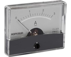 Analoge Paneelmeter Voor Dc Stroommetingen 3A Dc / 60 X 47Mm