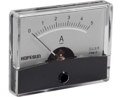 Analoge Paneelmeter Voor Dc Stroommetingen 5A Dc / 60 X 47Mm