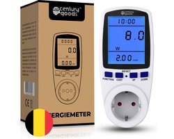 Energiemeter verbruiksmeter BE - Energieverbruiksmeter - Stroommeter - Stopcontact - Met LED-display - Speciaal voor België