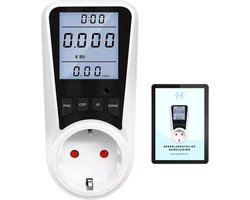 Energiemeter – Verbruiksmeter – Energieverbruiksmeter – P1 Meter - KWh Meter – Elektriciteitsmeter - Stopcontact – Meerdere Functie - Inclusief Nederlandse e-handleiding