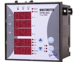 ENTES EPM-06C-96 Digitaal inbouwmeetapparaat Spanning, stroom, frequentie, bedrijfsuren, urentotaal